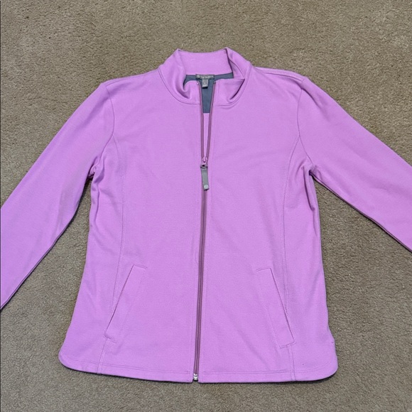Talbots Jackets & Blazers - Talbots Light Purple Zip-Up Jacket